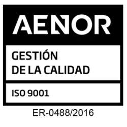 Certyfikat AENOR ISO 9001